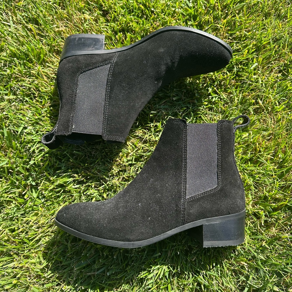 Black Suede Ankle Boots